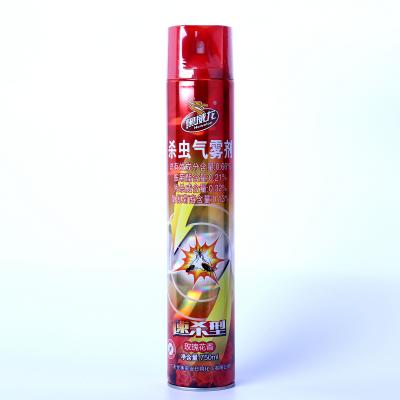 750ML鐳射速殺型殺蟲(chóng)氣霧劑（玫瑰）